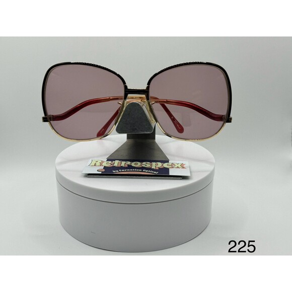 Vintage NOS Oversize Eyeglasses Drop Temple Frame  Retro 1980’s Sunglasses #225 - Picture 1 of 2